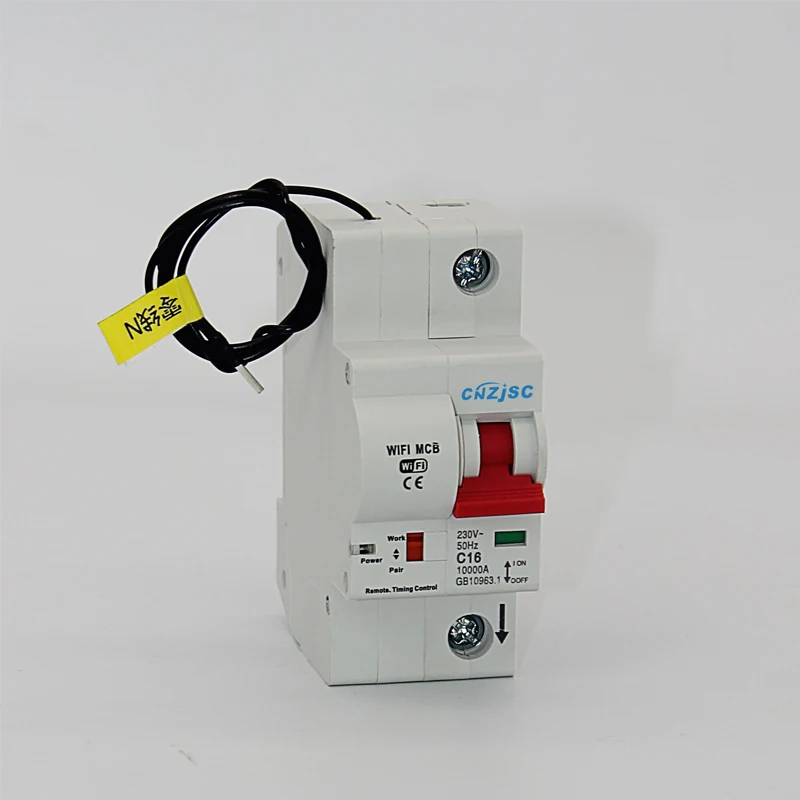 2PCS 1P WiFi Smart Switch Circuit breaker overload short circuit protection Support Amazon Alexa google home for Smart home 2PCS 1P WiFi Smart Switch Circuit breaker overload short circuit protection Support Amazon Alexa google home for Smart home