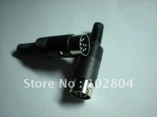 

DIN Plug Connector 8 Pin with Plastic Handle 10 pcs per Lot