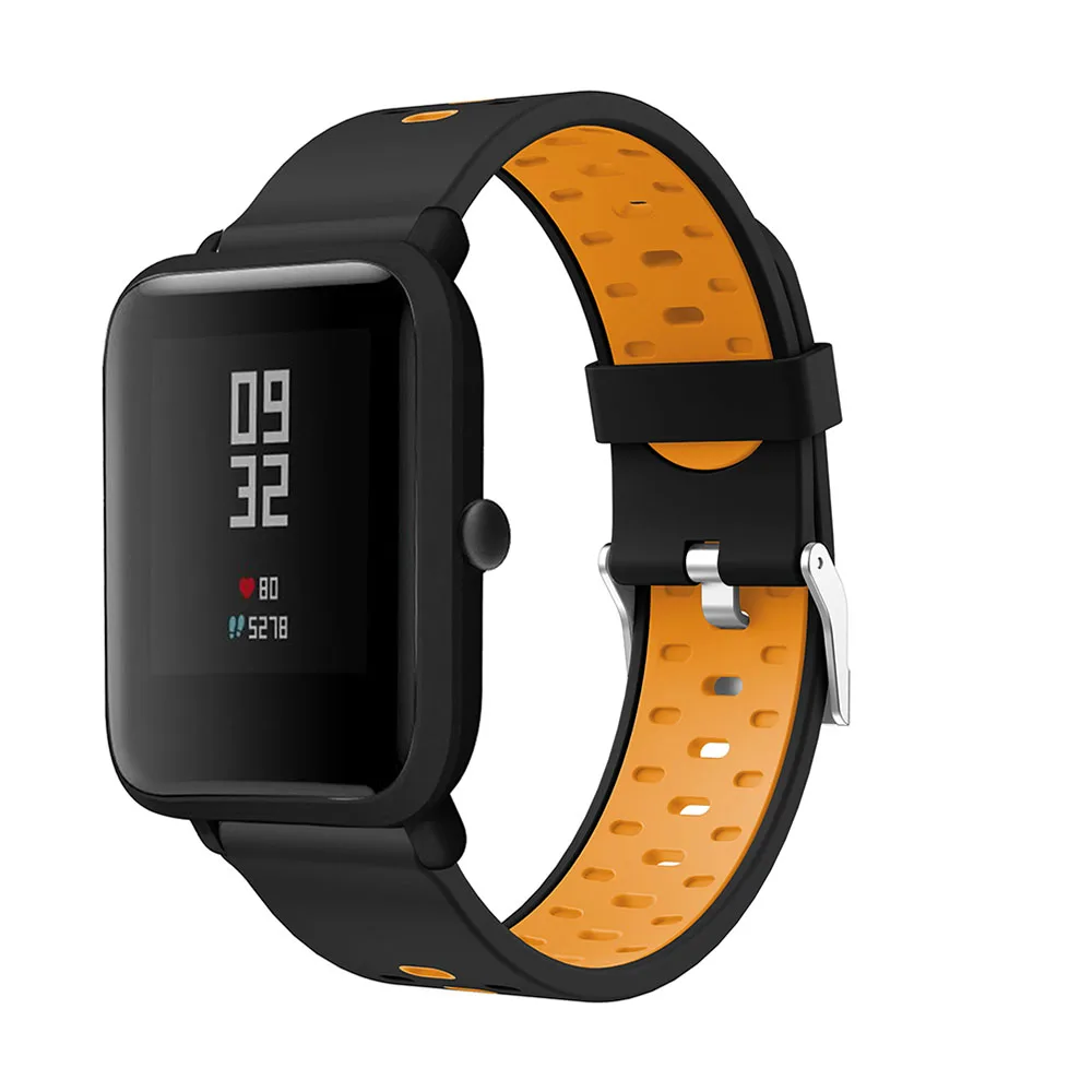 20 ремешок для часов, мм для Huami Amazfit Bip Youth съемный браслет для наручных часов для Xiaomi Huami Bip BIT PACE Lite Молодежный браслет силиконовый