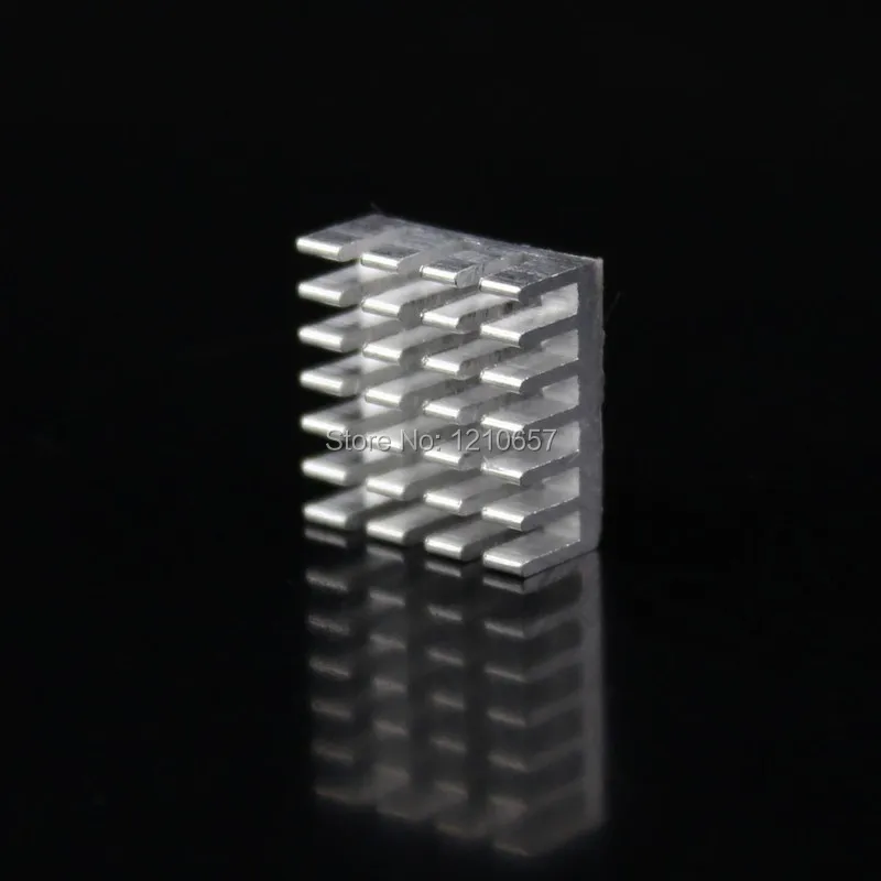 

200 шт./партия, алюминиевый Охлаждающий радиатор для карты процессора 14x14x6mm