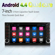7″ Android 4.4.4 Core Car DVD GPS Radio For Toyota Universal 2DIN RAV4/Corolla/HILUX/Land Cruiser/Prado/Fortuner/Camry #J-2428