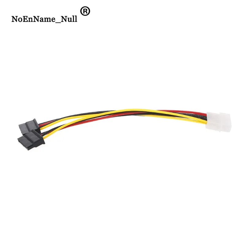 15 см Molex 4Pin Male To 2X Serial ATA 15Pin Female Y Splitter кабель питания Прямая поставка|Компьютерные
