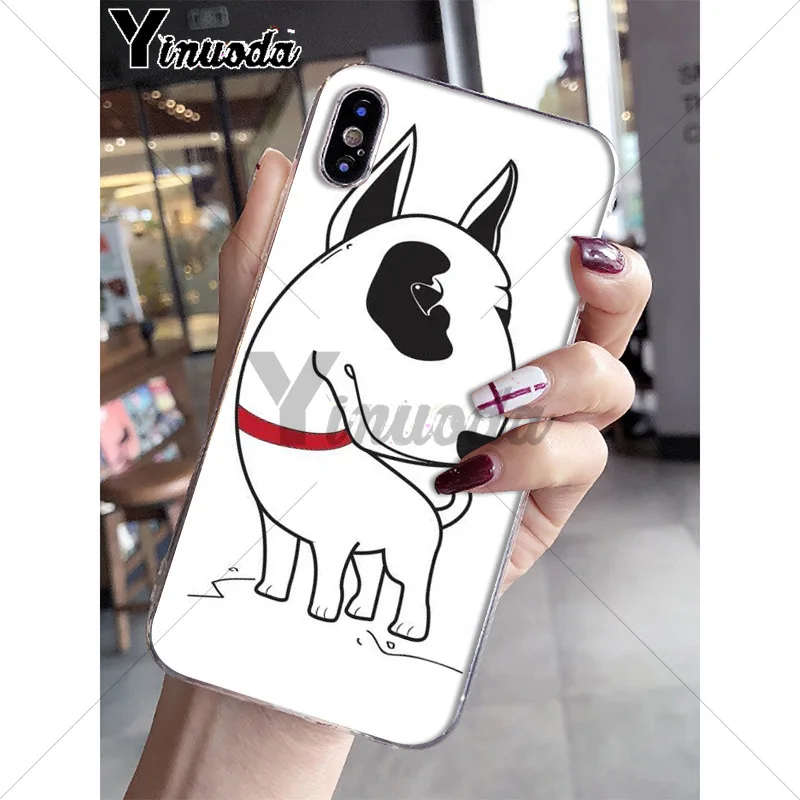 Yinuoda bullterrier bull terrier dog Novelty Fundas Phone Case Cover for iPhone X XS MAX 6 6S 7 7plus 8 8Plus 5 5S XR Yinuoda bullterrier bull terrier dog Novelty Fundas Phone Case Cover for iPhone X XS MAX 6 6S 7 7plus 8 8Plus 5 5S XR