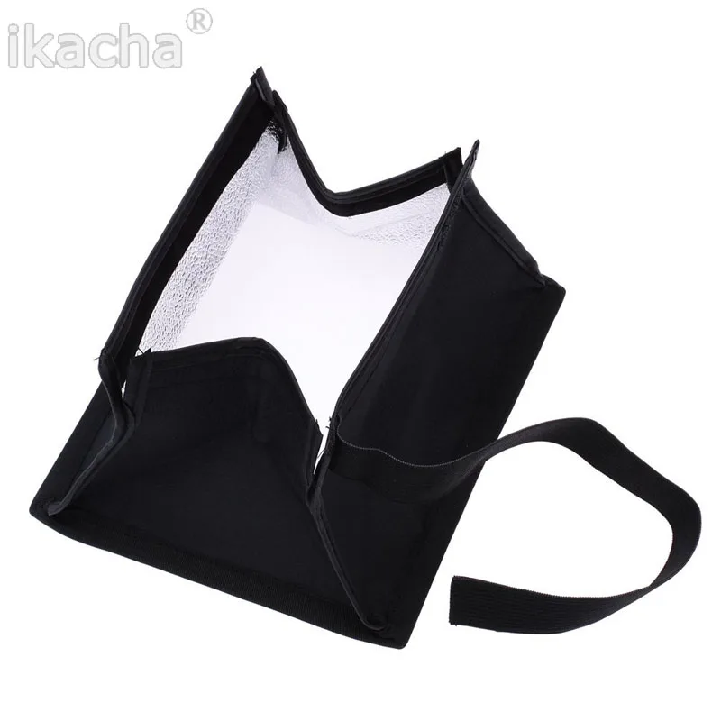 15*17cm Universal Flash Diffuser Softbox Silver Reflector Mini Professional Photo Diffuser Soft Light Box For Canon Nikon Sony