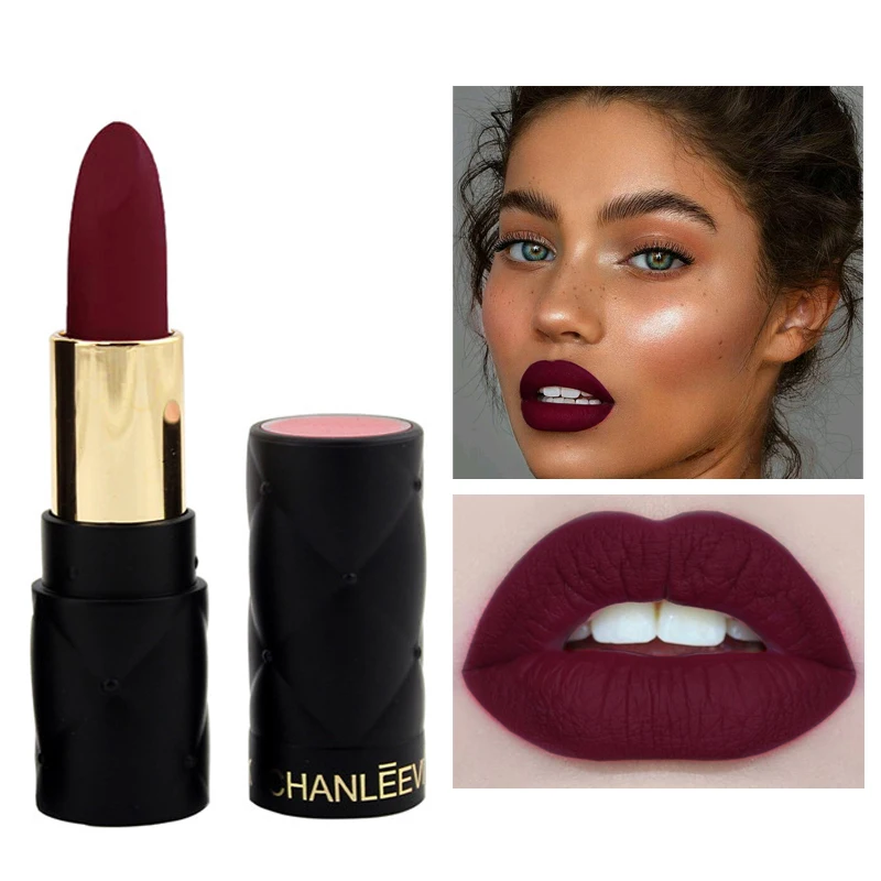 Brand Matte Lips Make Up 9 Colors Women Lipsticks Cosmetic Long Lasting Velvet Red Cheap Lipstick Makeup |