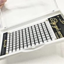 Собственный бренд 5D тепло облигационного Материал отдельных Накладные ресницы расширения готовых объем Вентиляторы