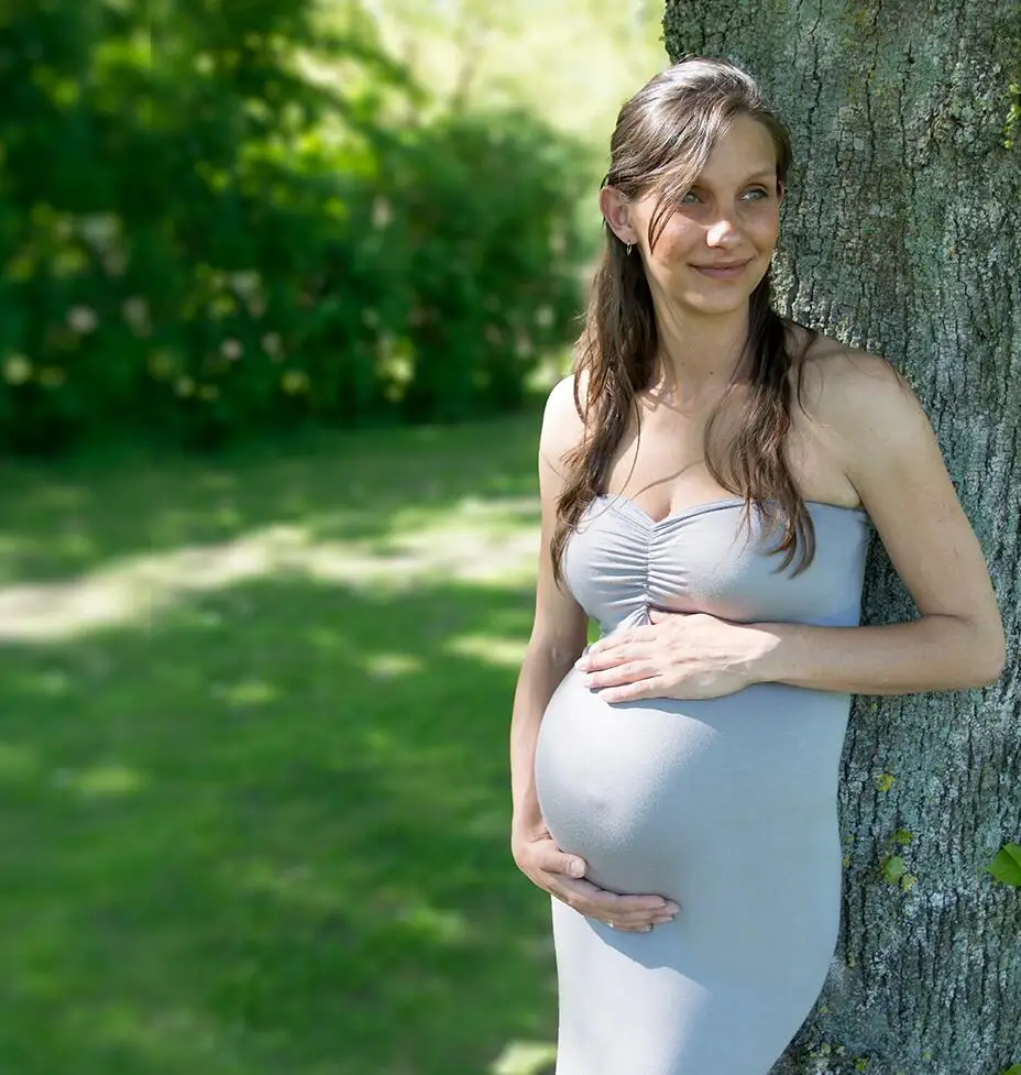 D& J/Хлопковое платье для беременных; длинное платье для беременных; платья для беременных; Одежда для беременных женщин; наряд для фотосессии; подарок на день рождения ребенка - Цвет: Grey