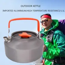 HobbyLane открытый домашний кипящий чайник 1,1л алюминиевый сплав портативный чайник