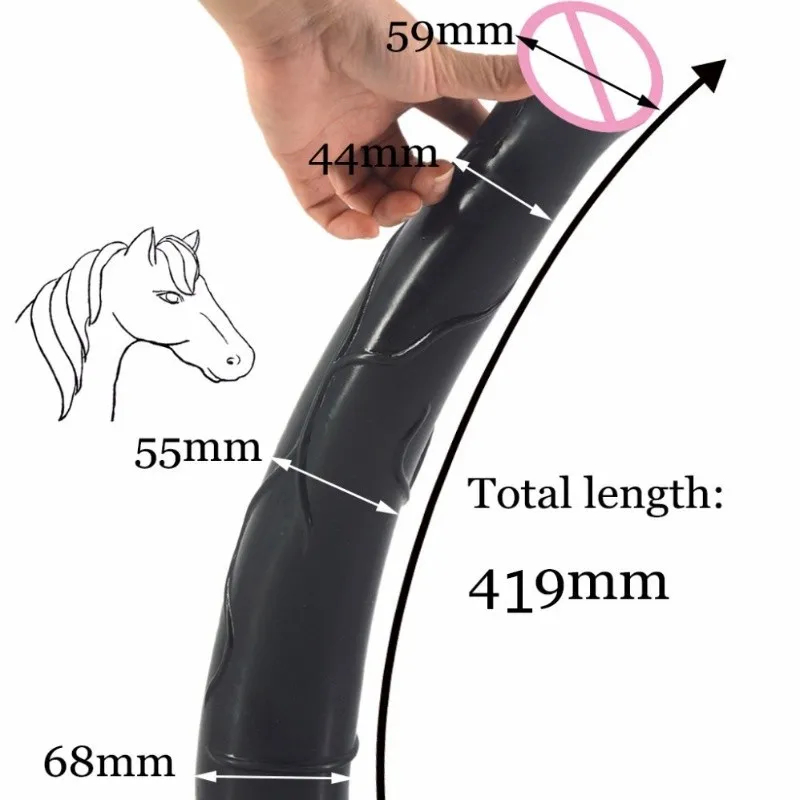 Sex Shop Long And Big Horse Dildo Realistic Gode Huge Penis Horse Cock Not Vibrator Adult Toys Suction Cup Penis Sex Anal Toys