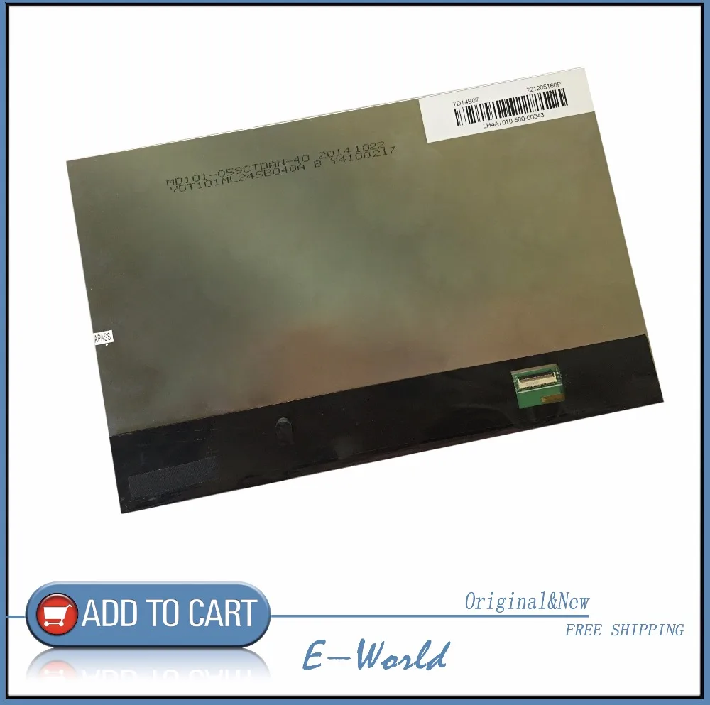 Оригинальный 10 1-дюймовый ЖК-экран MD101-059CTDAN-40 MD101-059CTDAN для планшетных ПК Бесплатная