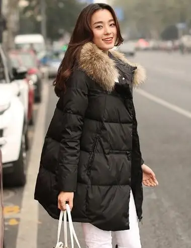 

Maternity Winter Clothing women's Hooded Long Down Parka pregnancy outerwear Maternity winter thick warm Coat clothes