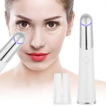 

Electric Eye Massager Ion Importing Dark Circles Removal Color Light Therapy Eye Beauty Device Massage Relaxation