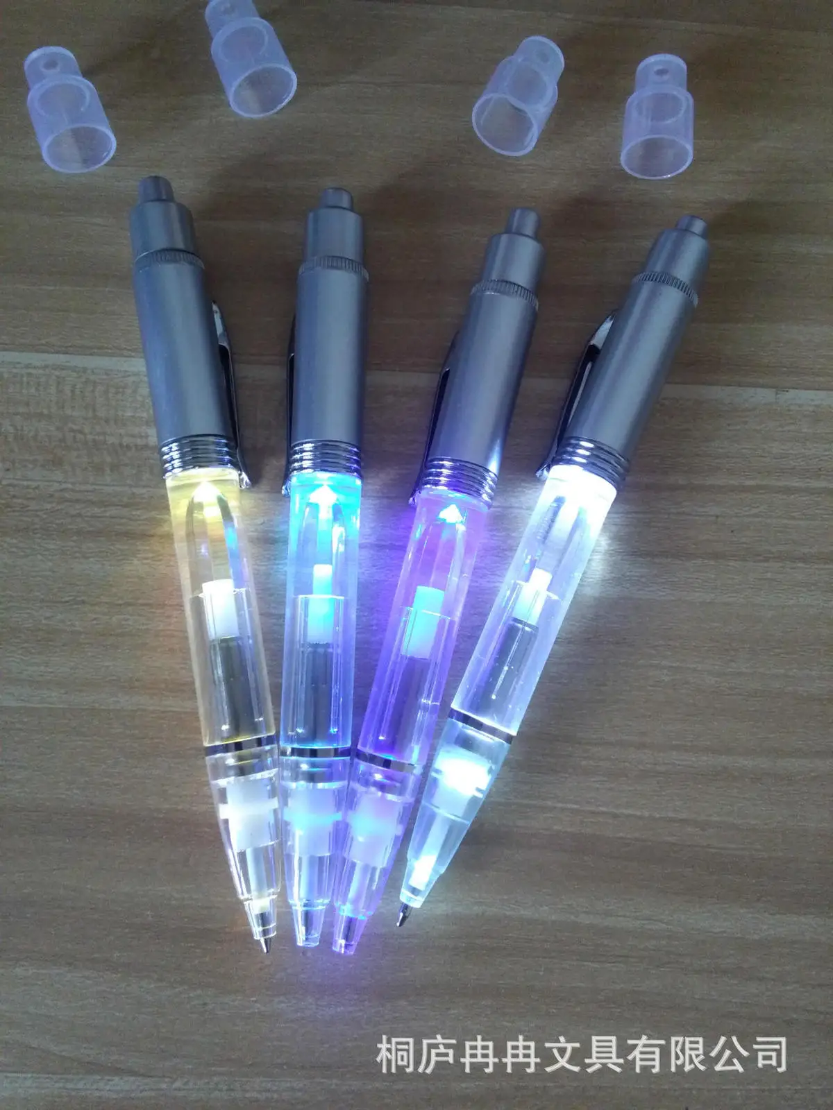 Light Hair Light Pen Metal LED Luminescence Light Pen Ball Pen Can