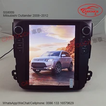 10,4 дюймов вертикальный экран Tesla стиль Android автомобильный gps мультимедийный плеер для Mitsubishi Outlander 2008~ 12 Радио RDS gps Bluetooth