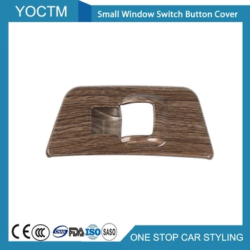 

Fit For Ford F150 2015-2017 Car Styling Interior Decoration Wood Grain /Black Carbon Small Window Switch Button Cover Trim Frame