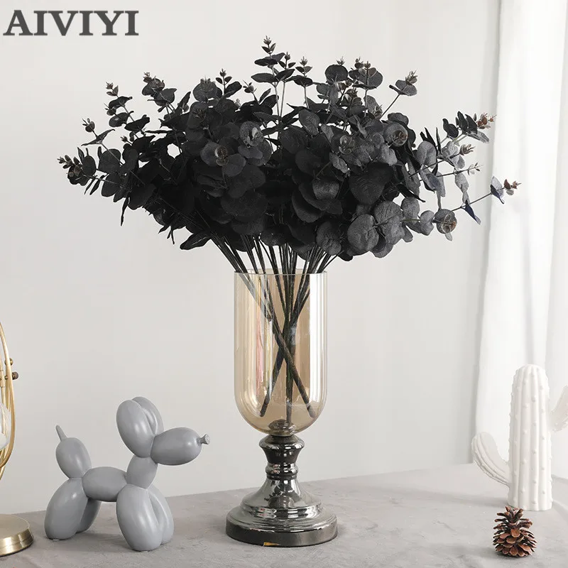1Bouquet Artificial Eucalyptus Leaf Fake Plant DIY Wedding Party Home Decor