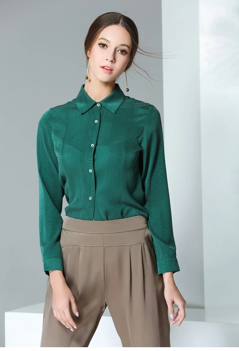 womens silk shirt