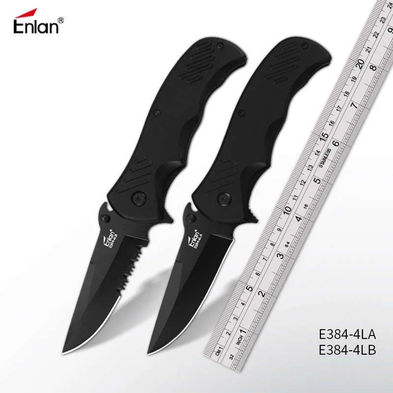 

Enlan Flipper Knife 420B Blade Tactical knife Camping Survival Pocket Rescue Knives Hunting Multi EDC Tools Dropshipping
