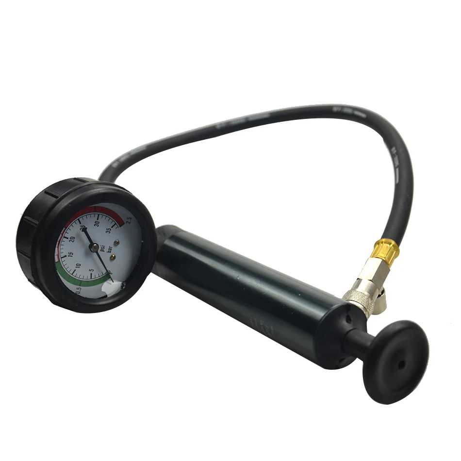SC 02 Automotive Water Tank Leak Detector Pressure Gauge Test Table Cooling System Radiator