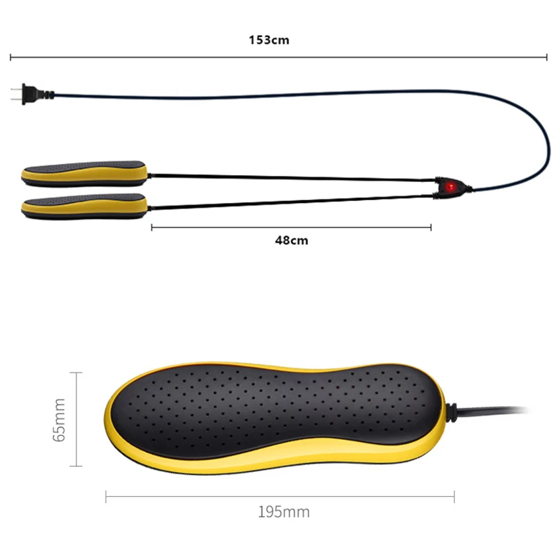 LUCOG портативный электрическая сушилка для обуви 220 В дезодорирующий стерилизации осушитель обувь запеченные сушилка для обуви 20 Вт