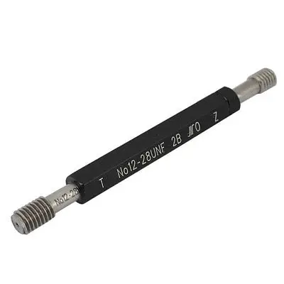 

No12-28UNF 2B Steel Pipe Thread Plug Gage Go/No Go Gauge Gaging Tool
