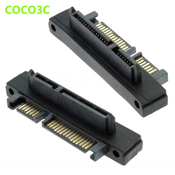 90 degree angle SATA male to SATA female card adapter Serial ATA 2.5" 3.5" SSD HDD Extension converter 90 degree angle SATA male to SATA female card adapter Serial ATA 2.5" 3.5" SSD HDD Extension converter
