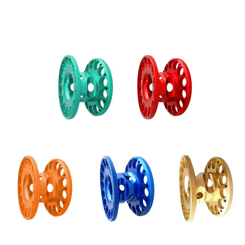 Lightweight Aluminum Alloy Scuba Diving Finger Reel Guide Line Spool fit 15-30M Line for Snorkeling Diving 5 Colors