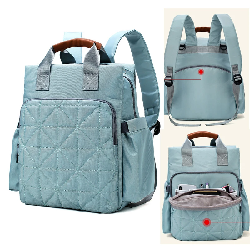 Kopen Fashion Rugzak Voor Mama Luier Baby Zakken Vrouw Nylon Mummie Waterdichte Kinderwagen Verpleging Tas Multifunctionele Babby Zorg Zak
