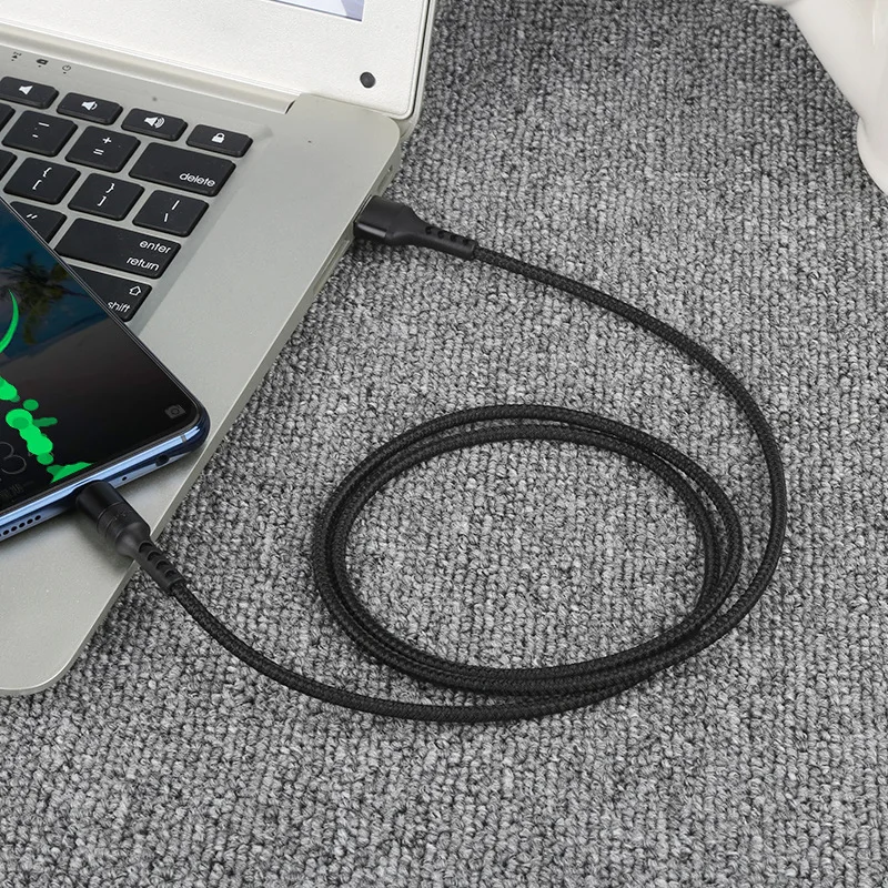 Кабель Micro USB в оплетке с поддержкой быстрой зарядки 5 А qc 3 0|Кабели для мобильных