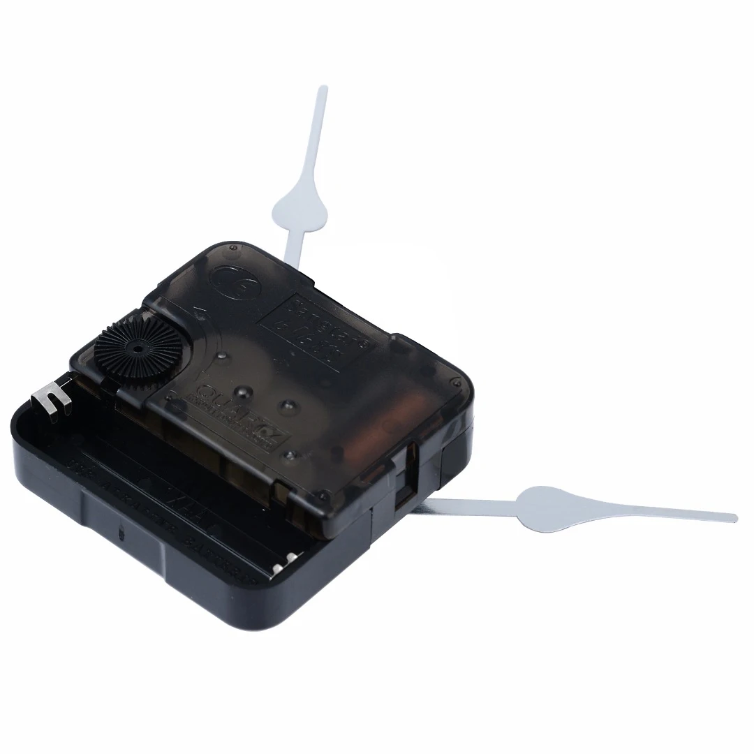 1pc Durable Mini Short Black Hands Quartz Clock Movement Mechanism Parts Kit + DIY Repair Tool