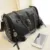 Bolsos de lujo mujeres bolsos diseñador otoño/invierno nuevo bolso femenino del cráneo cabeza del remache borla bolsa pesada inclinada bolsos femeninos mujer