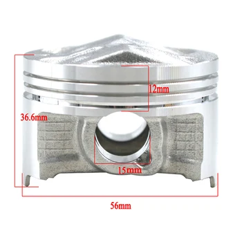 

Motorcycle Cylinder Bore Size 56~57mm Piston Rings Kit For Yamaha FZ400 FZR400RR FZR400RR SP 3TJ 4YR 400RR