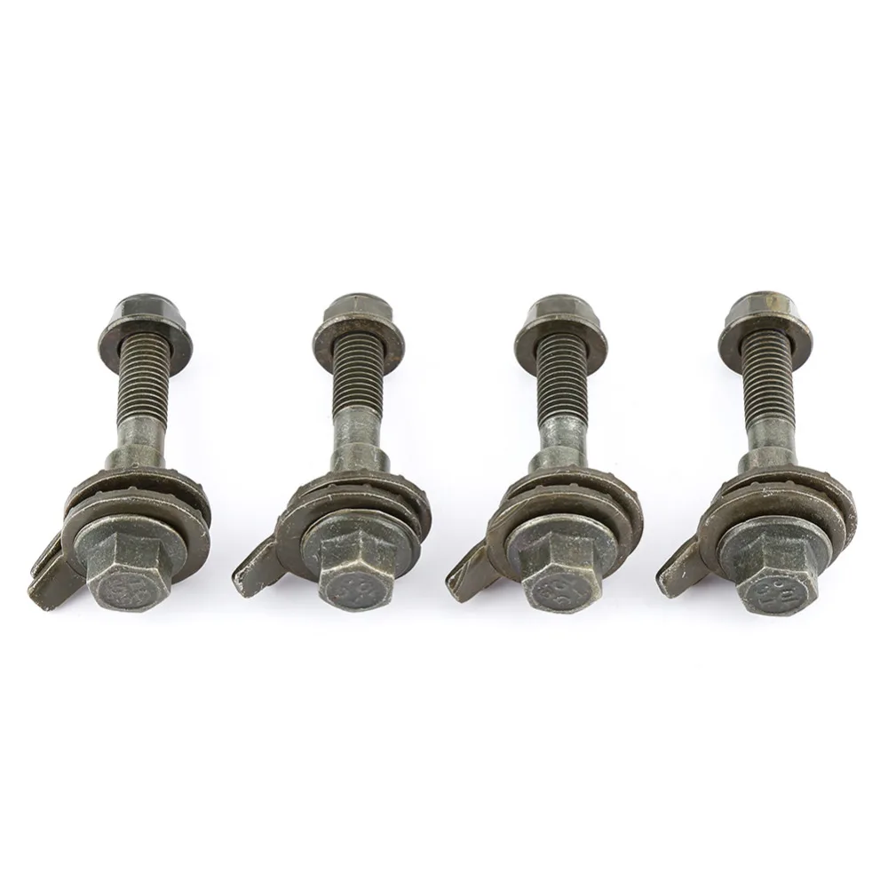 4pcs/Set Camber Kit Cam Bolt 14mm Vehicles Steel Four Wheel Alignment