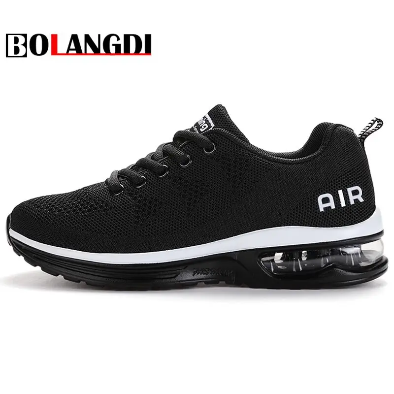 

Bolangdi 2018 New listing hot sales Summer and Autumn Breathable Flying air cushion shoes men and women sneakers running shoes