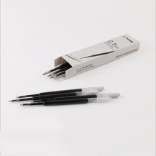 TERCEL 8 палочки Черная одноразовая чернильная шариковая ручка Pen Pen Сумка для пера Офисные и школьные принадлежности Pen Ball Ball Gel 0.5mm Gel