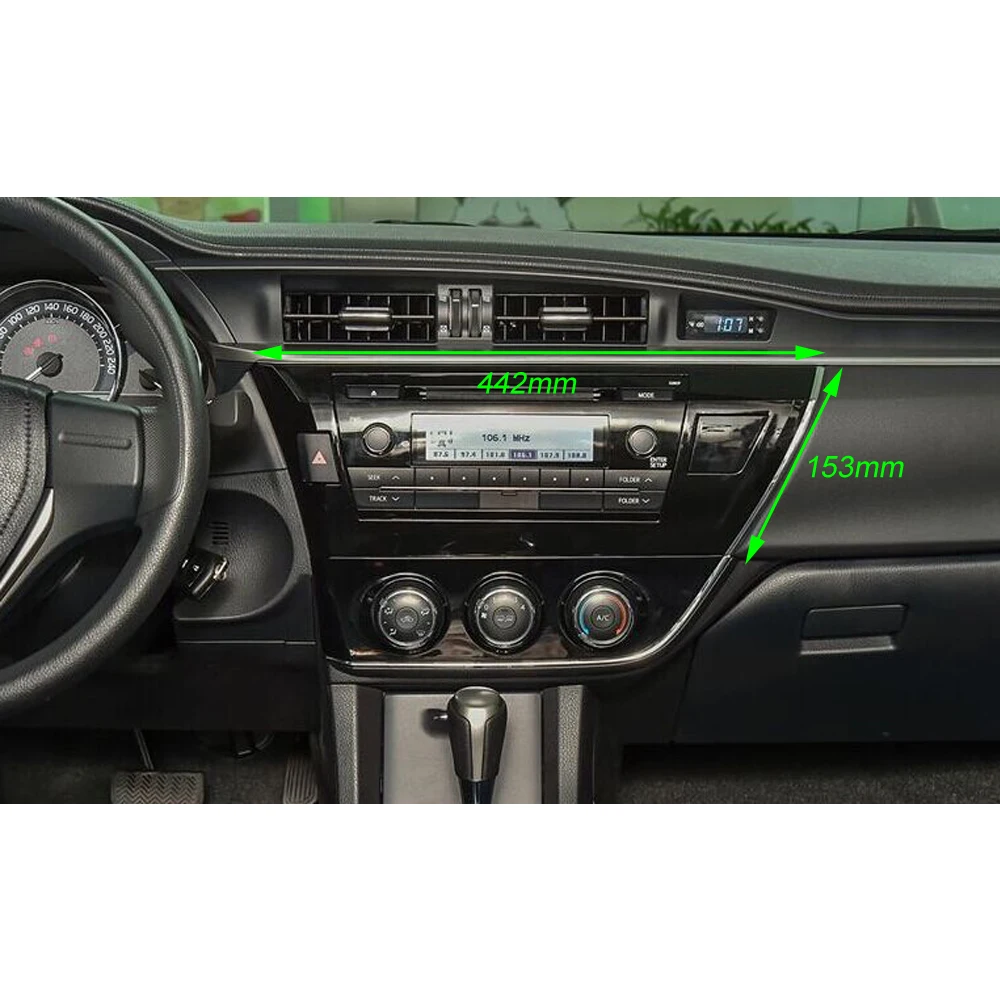 Excellent Sinosmart  Android 8.1 2Din IPS/QLED 2.5D screen car gps radio navigation player for Toyota 2014 Corolla Right/Left driving 2