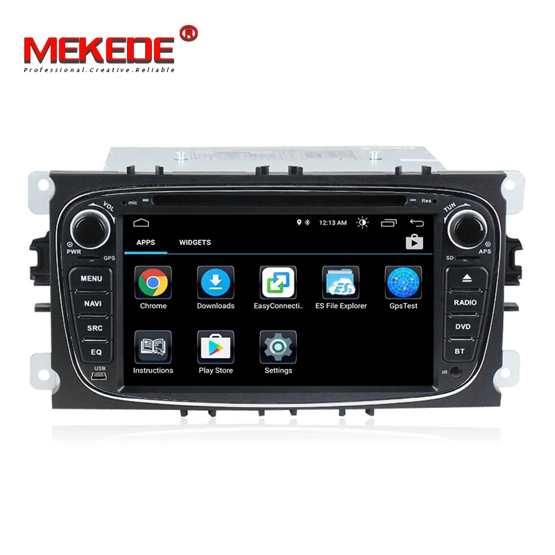 Best Free shipping! Android 8.0 Quad Core Car DVD Player GPS Navi for Ford Focus Mondeo Galaxy S-Max Audio Radio Stereo Head Unit RDS 3