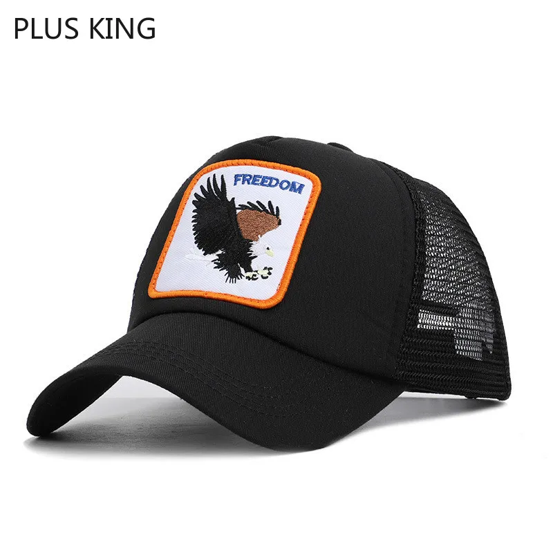 

Eagle Animal Baseball Cap Men Women Summer Mesh Hat Trucker Cap Spongy Fabric 2 Colors
