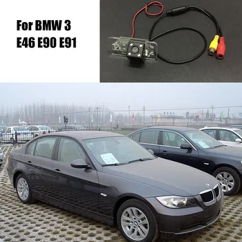 

Thehotcakes Car Rear Camera For BMW 3 E46 E90 E91 / Back Parking Camera / HD CCD RCA NTST PAL / License Plate Lamp OEM