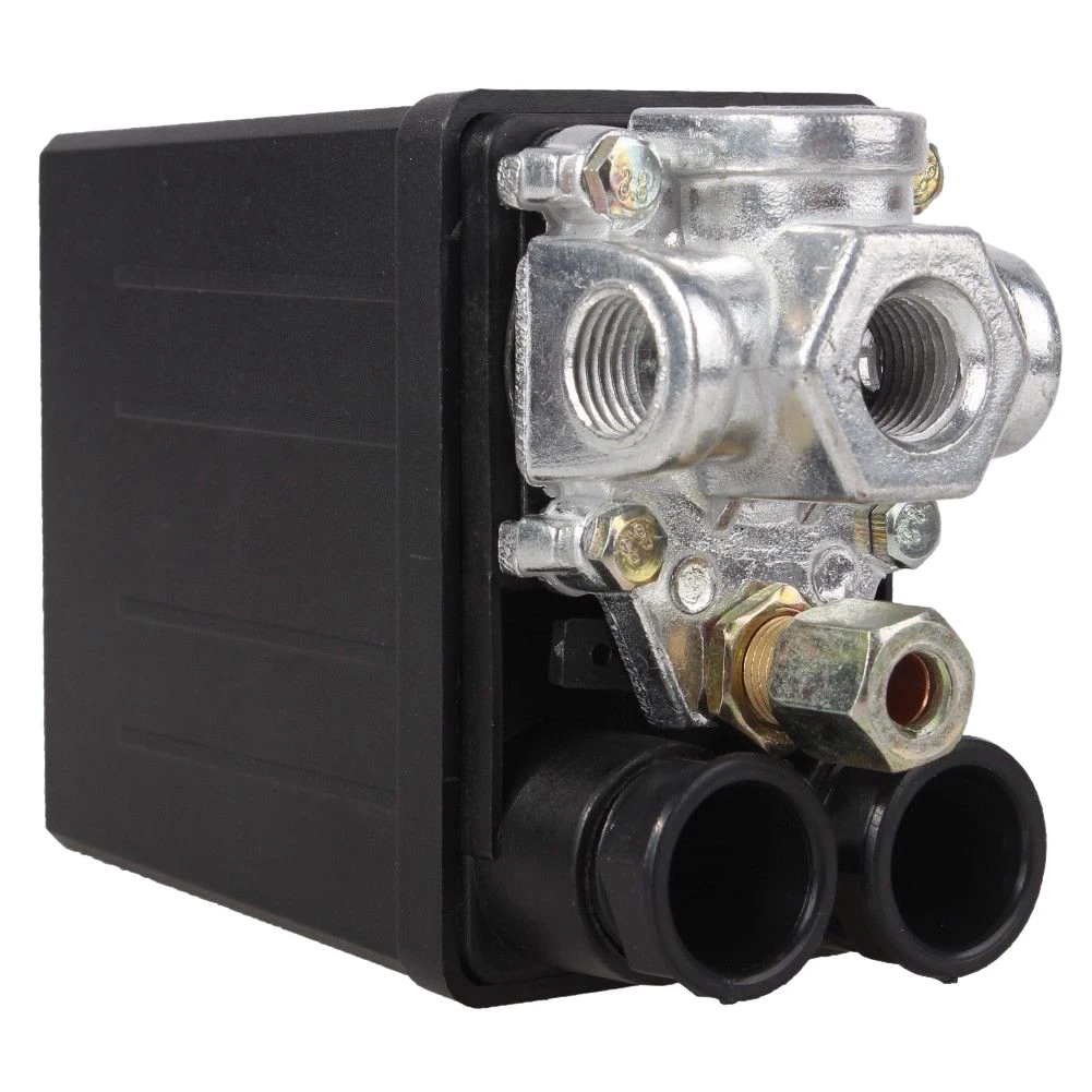 SHGO HOT Heavy Duty Air Compressor Pressure Switch Control Valve 90 PSI 120 PSI Black|psi switch|valve switchpsi pressure switch - AliExpress