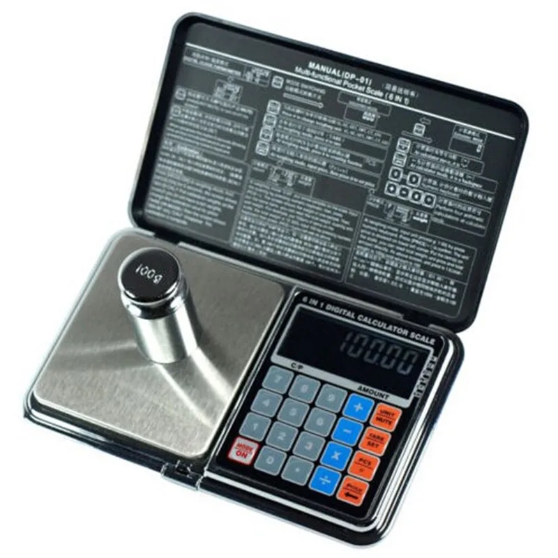 500g x 0.01g Digital Pocket Scale Precision Scale for Gold Jewerly Reload Coins Electronic Balance