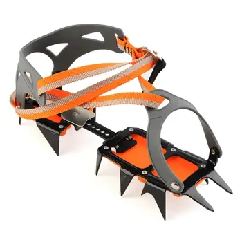 

NEW Manganese Steel Climbing Crampons Winter Snow Anti Slip Ice Grippers Snow Crampons Shoes Skiing Walking Mountaineer Glacier