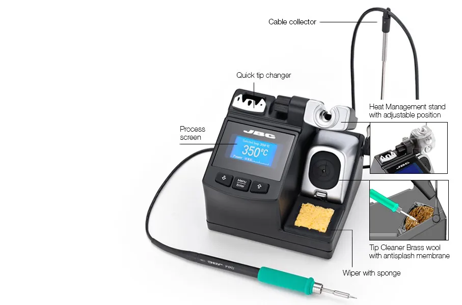 

JBC CD-S Precision Soldering Station CD-1SE 120 V , CD-2SE 230 V , CD-9SE 100 V