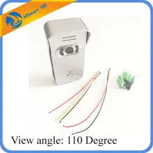 For Color LCD Video Door Phone Doorbell Entry Intercom System 1 Color Wide Angle Night Vision Outdoor Waterproof Camera