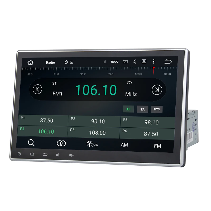 Perfect PX5 Android 8.0 10.2inch 1din universal car radio gps Octa core 4G RAM 32G ROM wifi 4g usb Auto Stereo Multimed 2