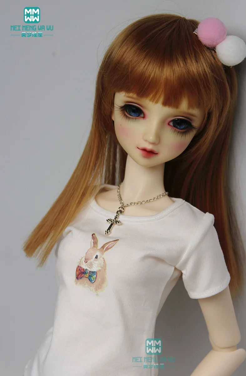Doll clothes 1/3 1/4 1/6 BJD DD SD10 doll Fashion print T-shirt Multiple prints