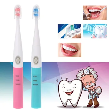 

Sonic Electric Toothbrush Adult Automatic Soft-bristled Portable Battery Power
