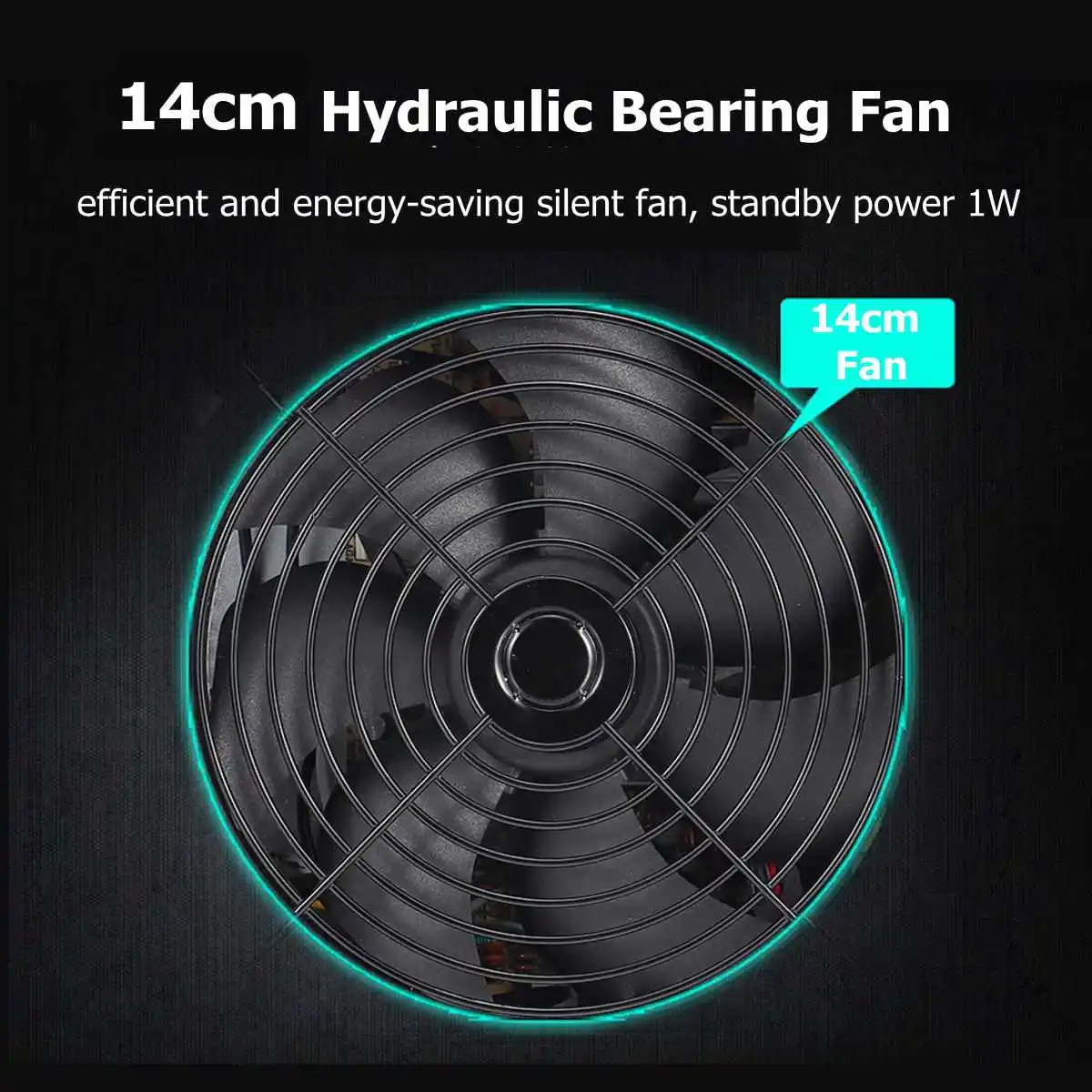 Cheap  Max 1500W Power Supply 140mm LED Fan 24 Pin PCI SATA ATX 12V PC Computer Power Supply Support AMD W