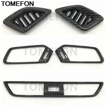 

TOMEFON For Honda Accord 2018 2019 10th Front Console Dashboard Left Right AC Air Outlet Vent Cover Trim Interior AccessoriesABS