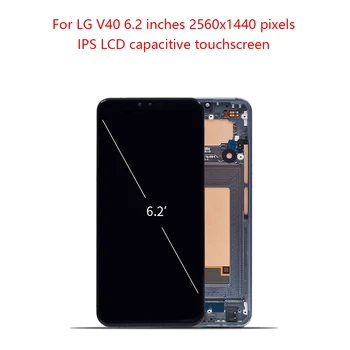 

Super AMOLED 6.5" For LG V40 LCD Display Touch Screen Digitizer Assembly For LG V40 ThinQ Display Frame Replacement V40 Screen